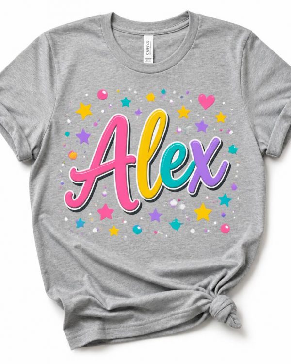 Confetti Name T-Shirt