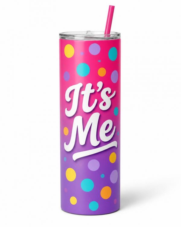 "It's Me" Confetti Tumbler